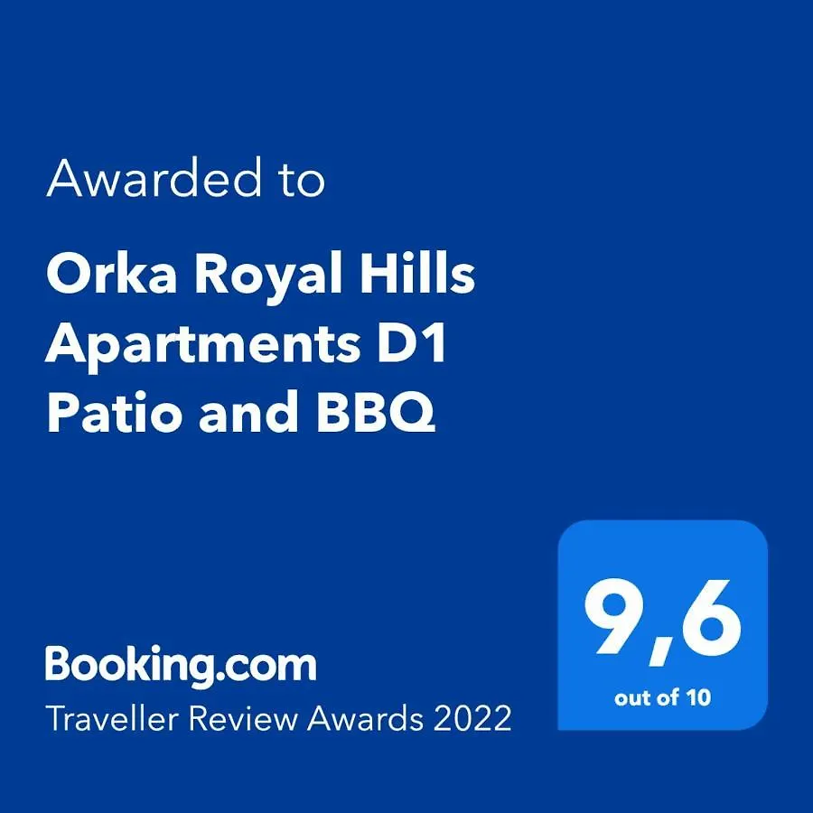 Orka Royal Hills Apartments D1 Patio And Bbq Oludeniz 0*,  Törökország